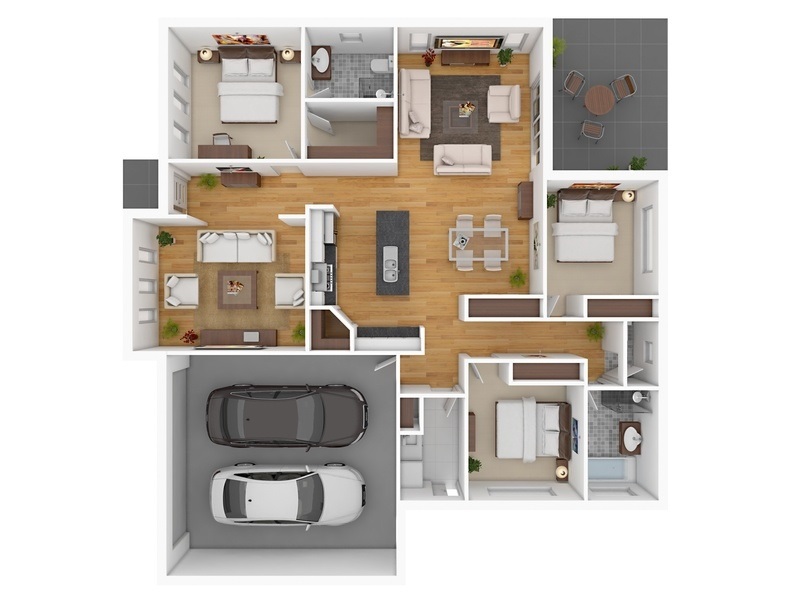 Desain Rumah Minimalis Sederhana 3 Kamar lantai 1 terbaru