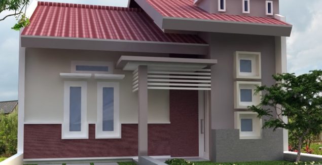 Gambar Terbaru Model Rumah Minimalis 1 Lantai Tampak Depan Dengan Batu Alam Unik