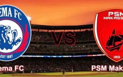 Live Score Arema FC vs PSM, Skor Sementara 3 – 3 FT Liga 1 Gojek Traveloka Pekan 22 Malam Ini Live di TvOne