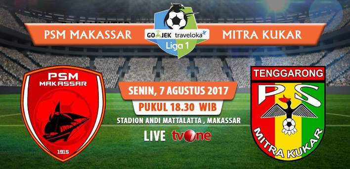 Live Streaming PSM Makassar Vs Mitra Kukar Hari Ini Live TVOne
