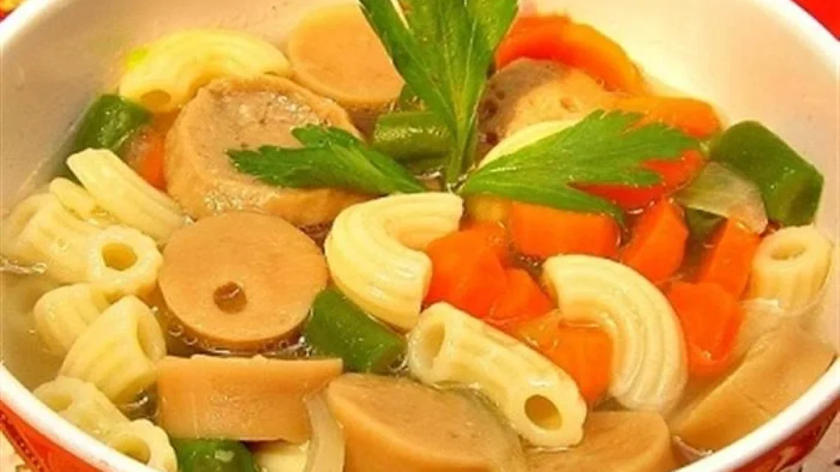 Cara Membuat Sop Makaroni Spesial, Enak, Nikmat Penuh Gizi