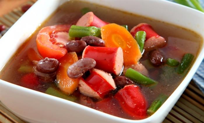 Cara Membuat Sup Kacang Merah Enak, Segar, Penuh Nutrisi, Gambar