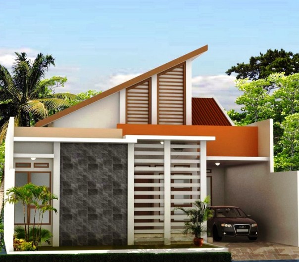 Gambar Desain Rumah Minimalis 1 Lantai Sederhana Tampak Depan