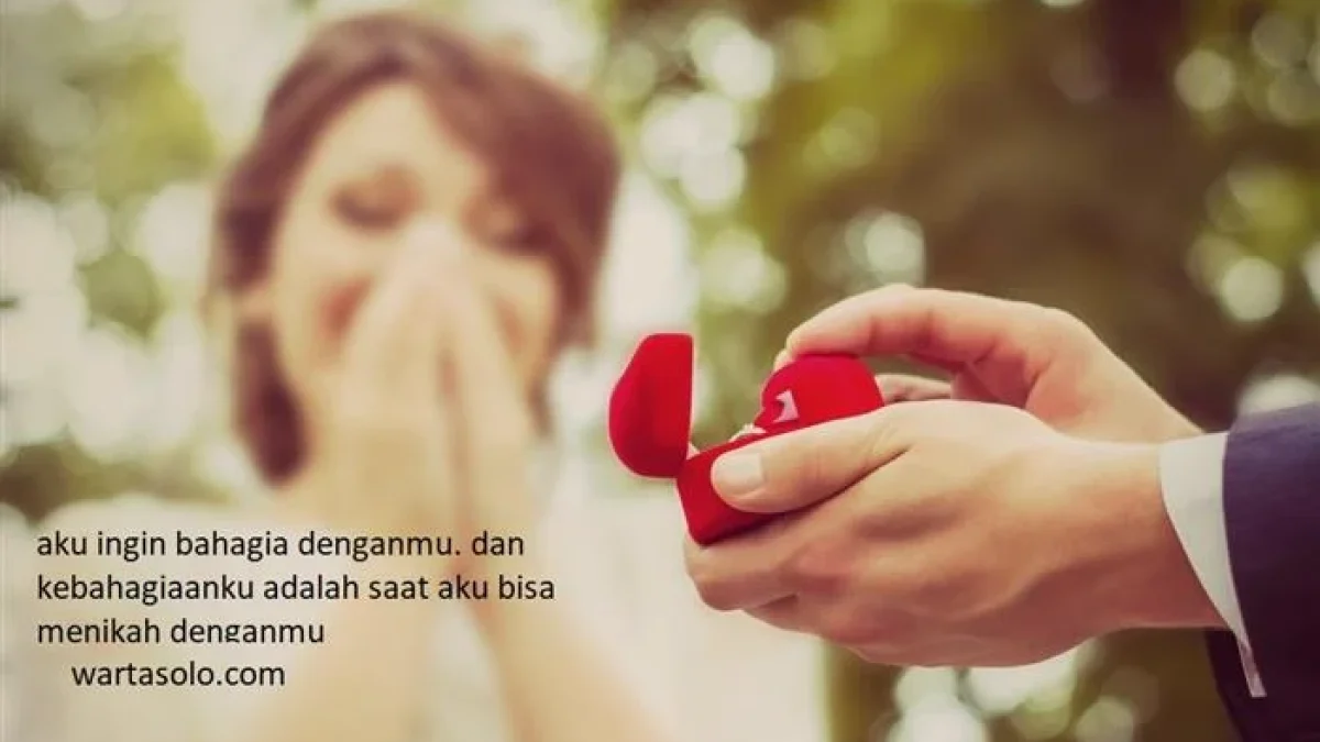 Kata-kata Rayuan Untuk Ngajak Pacar Menikah Versi Romantis Banget