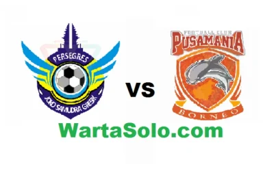 Live Streaming Persegres GU Vs Borneo FC Hari Ini, Jadwal Siaran Langsung Liga 1 Gojek Traveloka di TVOne