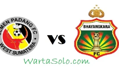 Live Streaming Semen Padang Vs Bhayangkara FC, Jadwal Siaran Langsung Liga 1 Gojek Traveloka Pekan 24 di TVOne