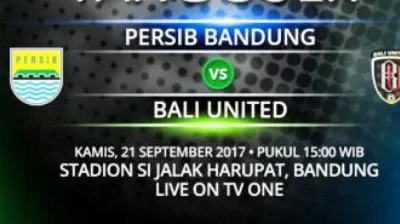 PREDIKSI Persib vs Bali United Hari Ini, Jadwal Liga 1 Gojek Traveloka Pekan 25 (21/9/17) Live Di Tvone