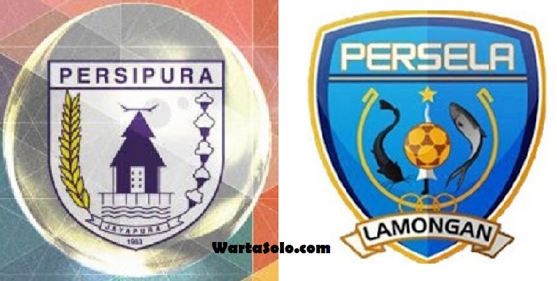 Gambar Caption Logo PERSIPURA Jayapura vs PERSELA Lamongan wartasolo.com
