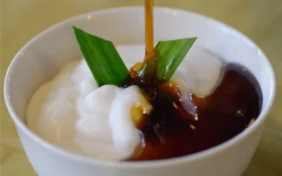 Cara Membuat Bubur Hunkwe Sirup Gula Merah