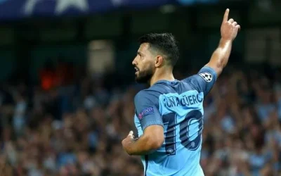 Sergio Aguero Cetak 100 Gol Untuk Manchester City