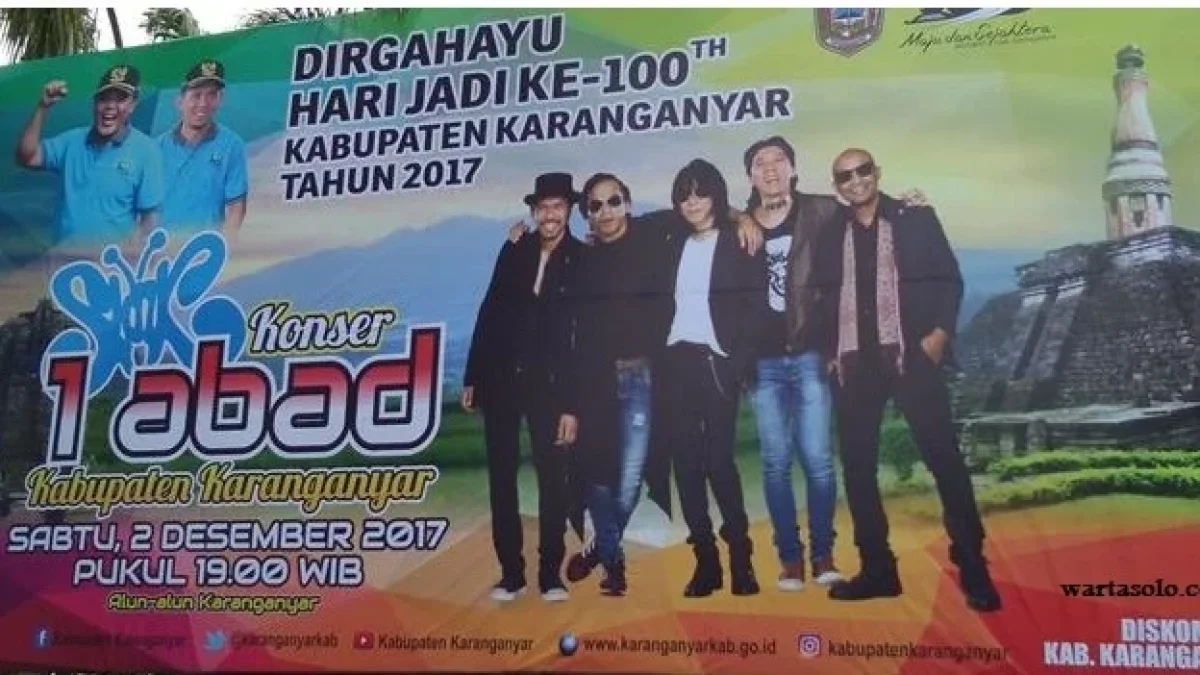 Foto-Foto Konser SLANK Di Karanganyar 2017: Slanker Penuhi Alun-Alun Kota Tentrem Dari Berbagai Penjuru Kota