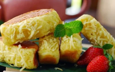 Resep dan Cara Membuat Kue Pukis Menul Taburan Keju Parut