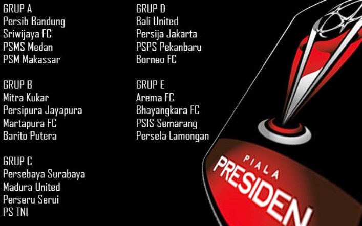 Update Jadwal Piala Presiden 2018 Terbaru