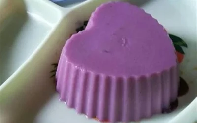 Cara Membuat Puding busa Ubi Ungu Sensasinya nyes nyes Dimulut