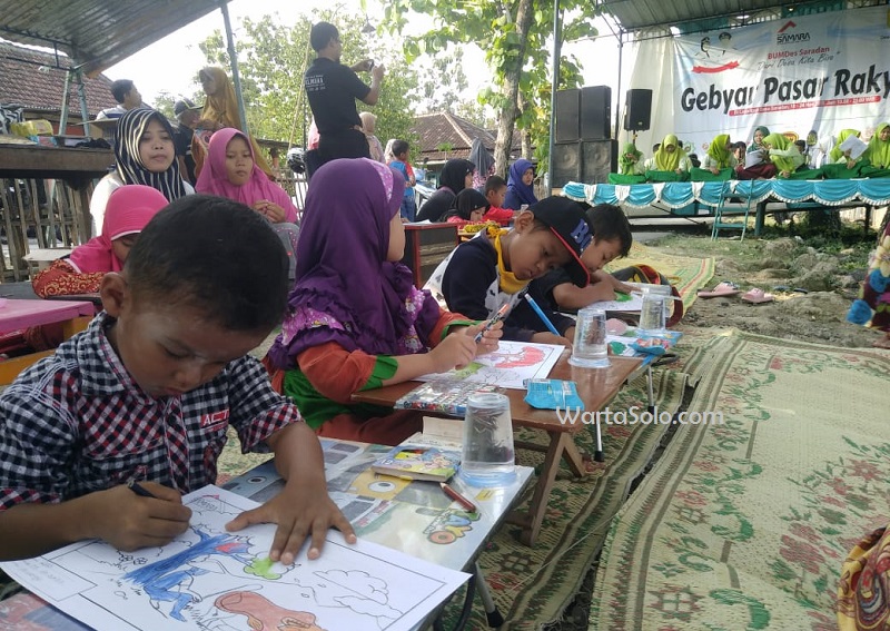 Gebyar Pasar Rakyat Bumdes Samara Saradan Menghimpun Nilai Edukasi dan Seni Budaya