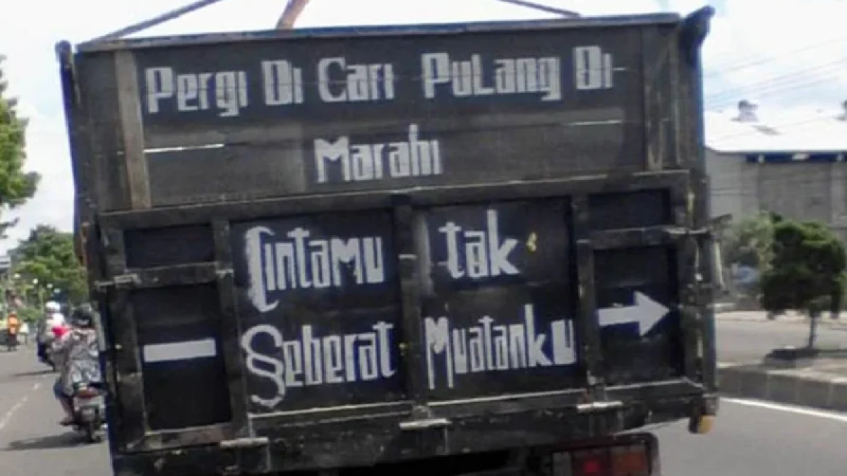 Kata-kata Sopir Truk Terbaru Kalimat Lucu Sekali Bikin Ngakak