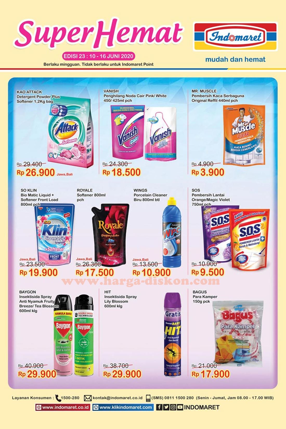 Promo Indomaret Detergen Juni