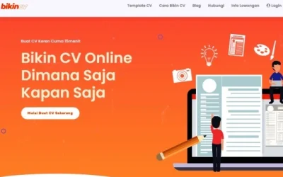 Membuat Curriculum Vitae Makin Asyik dan Mudah Berkat Adanya BikinCV.com