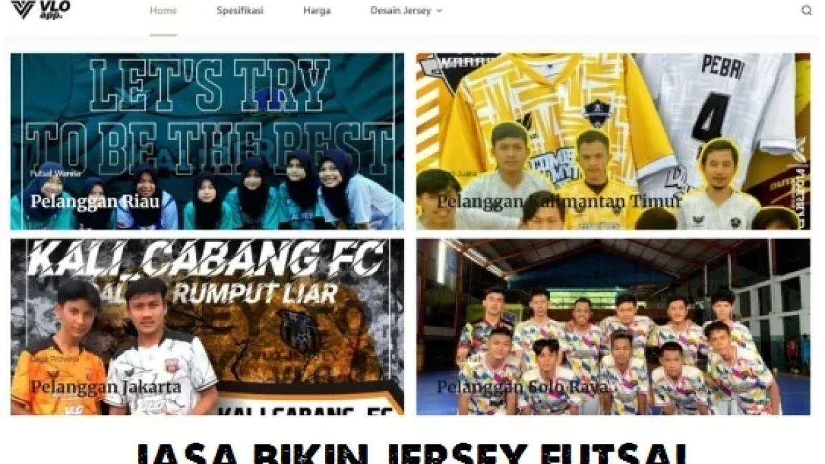 Inilah 5 Keunggulan Vlo Apparel, Jasa Bikin Jersey Futsal yang Berkualitas dan Terpercaya