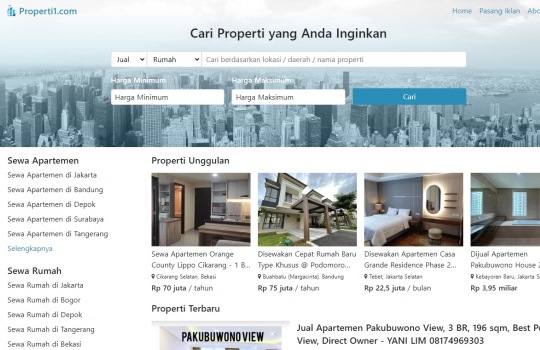 Mudahnya Cari Rumah di Jakarta Lewat Situs Properti 1