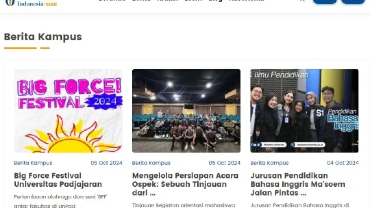 Mengenal UniversitasIndonesia.com, Portal Informasi Pendidikan Tinggi untuk Semua Perguruan Tinggi