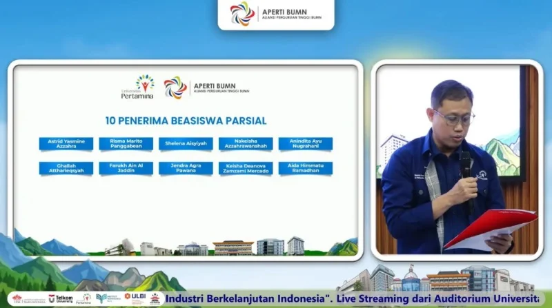 15 Talenta Muda Raih Beasiswa APERTI BUMN 2026 dari Universitas Pertamina